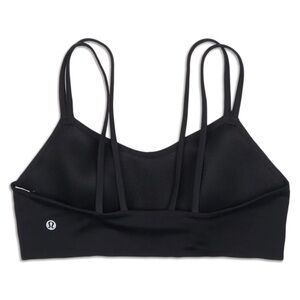 Lululemon Athletica- Black Like A Cloud Activewear Sports Bra
